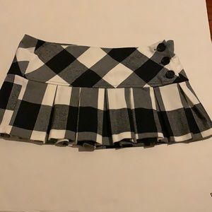Mini school girl costume skirt